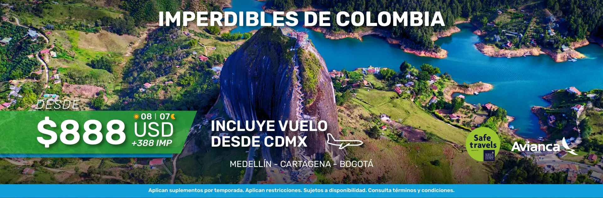 IMPERDIBLES DE COLOMBIA USD 